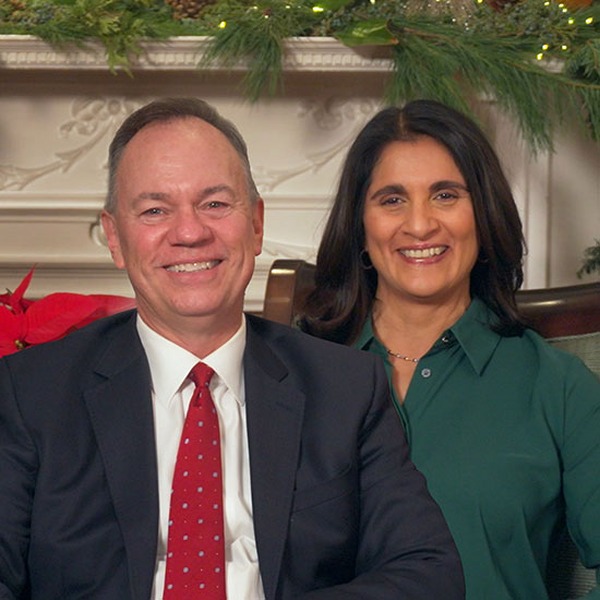 President Marc Conner and Barbara Reyes-Conner