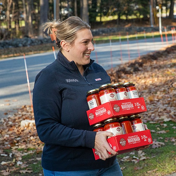 Skidmore employee volunteers at Skidmore Cares.