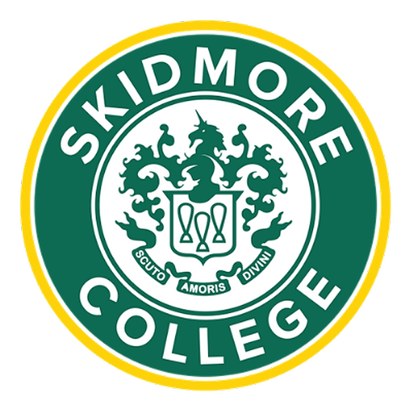 Skidmore College logo.