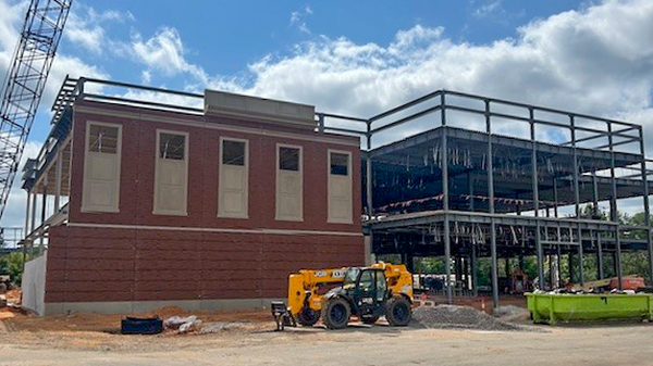 Partially constructed HPC building